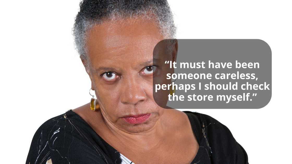 A lady with a mocking face A lady with a mocking face