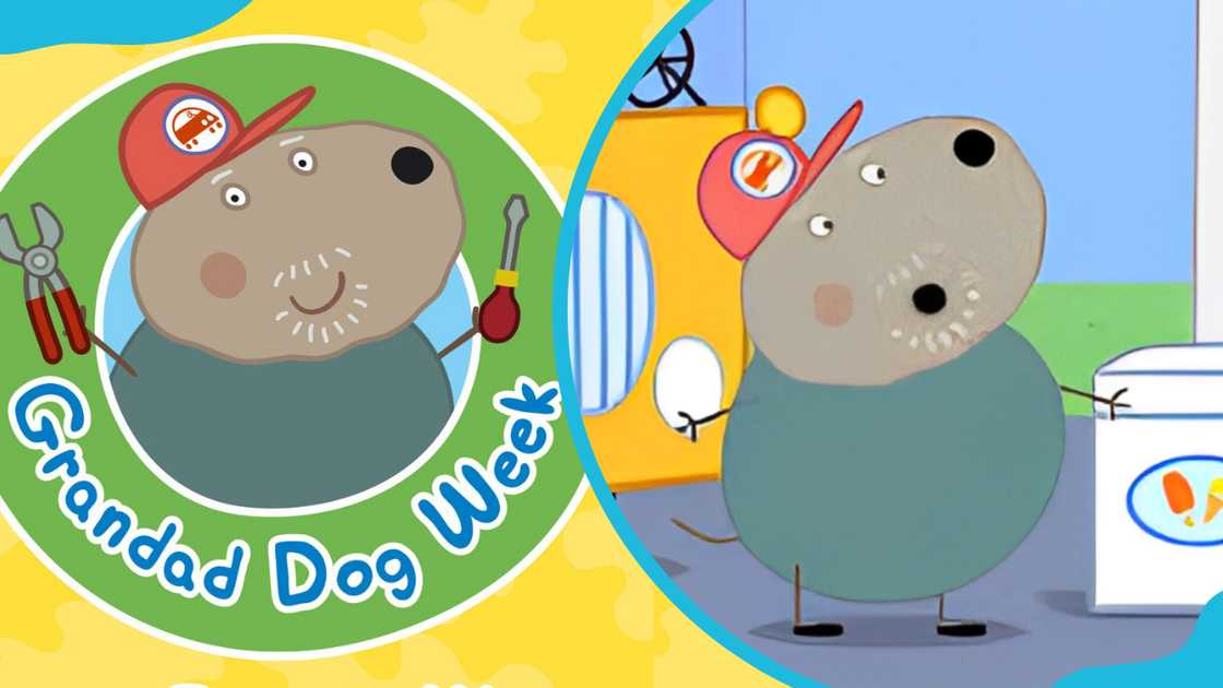 Granddad Dog from Peppa Pig