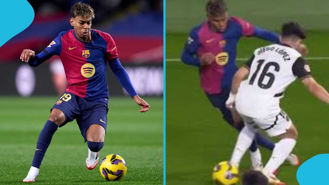 Lamine Yamal Steals the Show with Mesmerizing Nutmeg Against Valencia Player Lamine Yamal Steals the Show with Mesmerizing Nutmeg Against Valencia Player