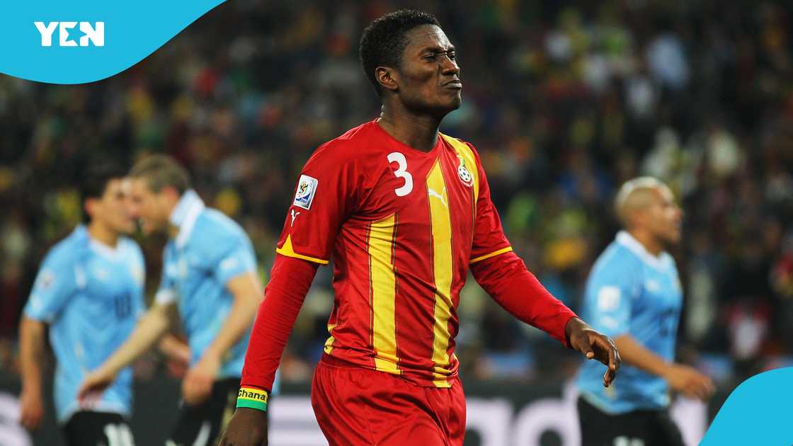 Asamoah Gyan, Uruguay, 2010 FIFA World Cup, South Africa, Blakc Stars Asamoah Gyan, Uruguay, 2010 FIFA World Cup, South Africa, Blakc Stars