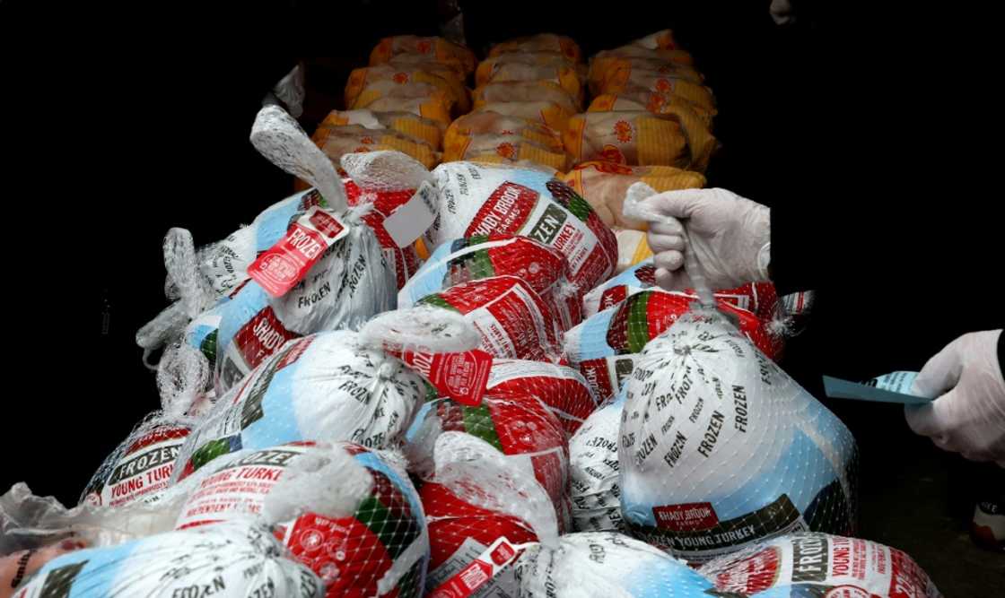 'When... crops cost more to grow, the price per pound of turkey goes up,' a farmer says 'When... crops cost more to grow, the price per pound of turkey goes up,' a farmer says