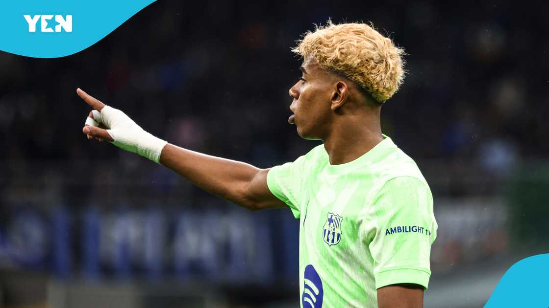 Lamine Yamal, FC Barcelona, UEFA Champions League, Inter Milan, Real Madrid, El Clasico, La Liga. Lamine Yamal, FC Barcelona, UEFA Champions League, Inter Milan, Real Madrid, El Clasico, La Liga.