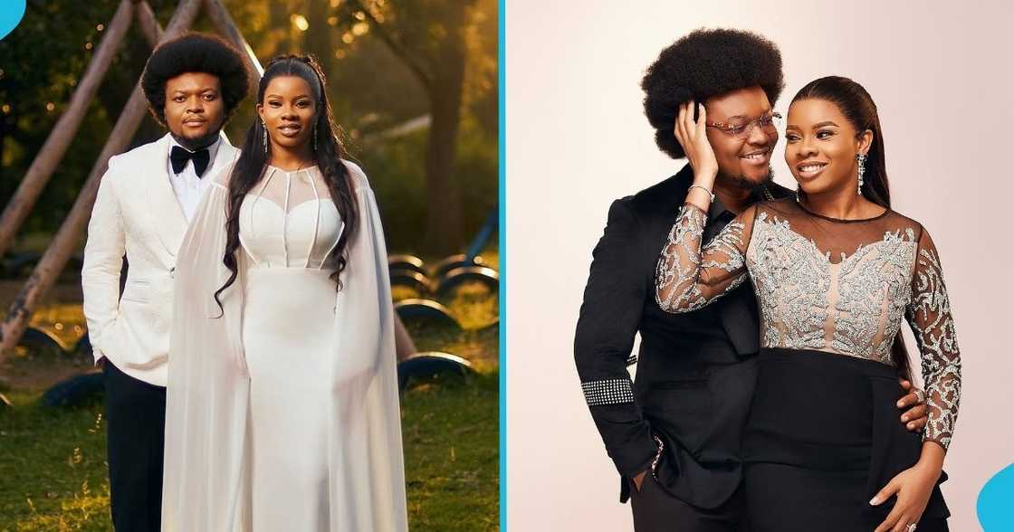 Deacon Famous, content creator, Ghanaian bride, Mawusi Faith, traditional wedding. Deacon Famous, content creator, Ghanaian bride, Mawusi Faith, traditional wedding.