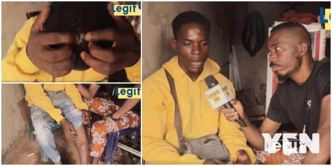 We were kept in underground prison, 8 of my friends died there; Young Libya returnee shares story in video We were kept in underground prison, 8 of my friends died there; Young Libya returnee shares story in video