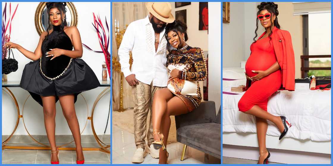 Ghanaians React To Selly Galley's Pregnancy Confirmation With Stunning Maternity Photoshoot Ghanaians React To Selly Galley's Pregnancy Confirmation With Stunning Maternity Photoshoot