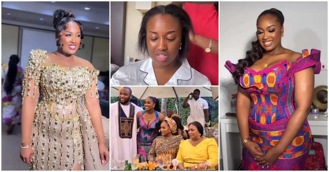 Ghanaian bride Natasha, Manuel, Rebecca Akufo-Addo and Samira Bawumia Ghanaian bride Natasha, Manuel, Rebecca Akufo-Addo and Samira Bawumia