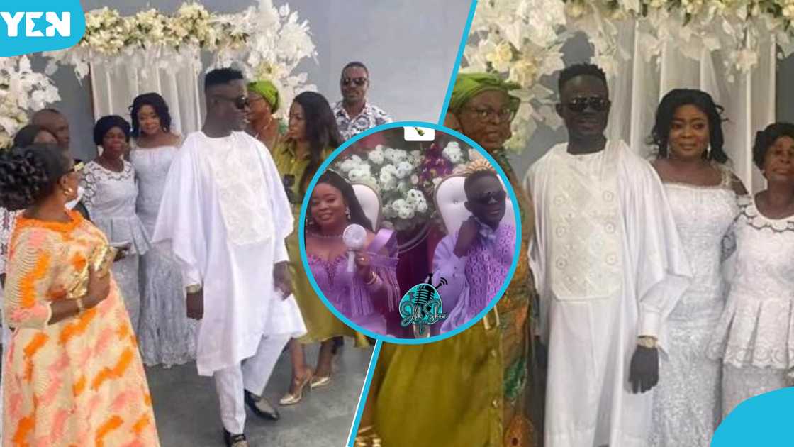 Self-proclaimed billionaire The Ship Dealer Oliver Khan marries in a simple wedding ceremony in Kumasi.