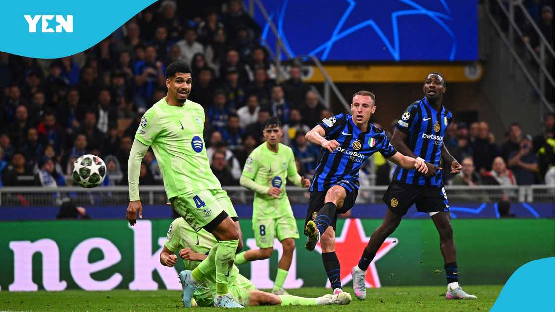 Davide Frattesi, Ronald Araujo, Barcelona, Inter Milan, Champions League.