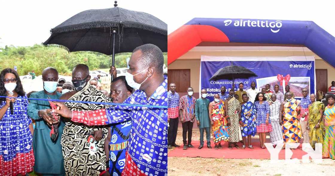 Airteltigo commissions a six-unit classroom block at Atwima Mponua district