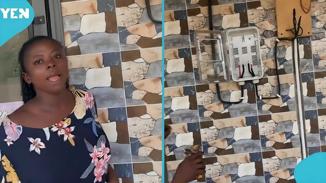 Ghanaian Woman, Electricity Meter, ECG, Stolen Meter, Dumsor