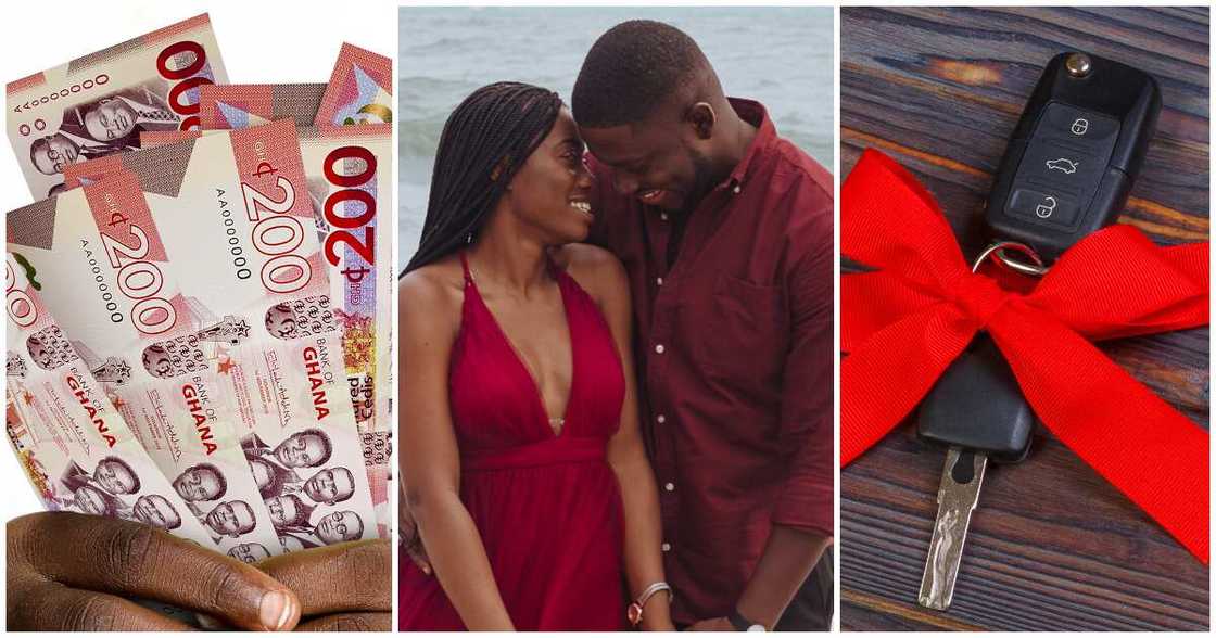 Girlfriend of University of Ghana student pays school fees and gives money to him for a car Girlfriend of University of Ghana student pays school fees and gives money to him for a car