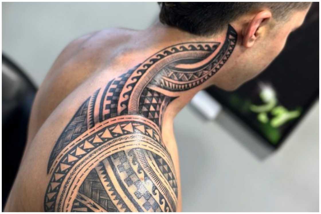 Neck tattoos for men