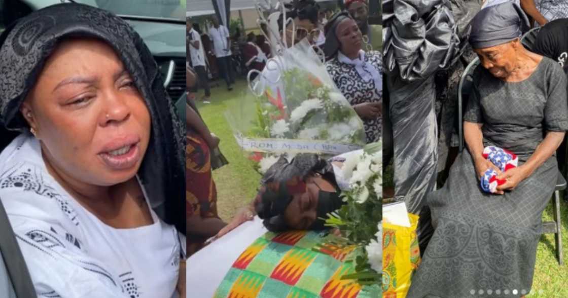 Afia Schwar buries late father Afia Schwar buries late father