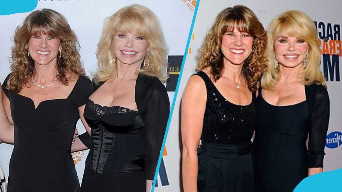 Deidra and Loni attending different evets in black attires Deidra and Loni attending different evets in black attires