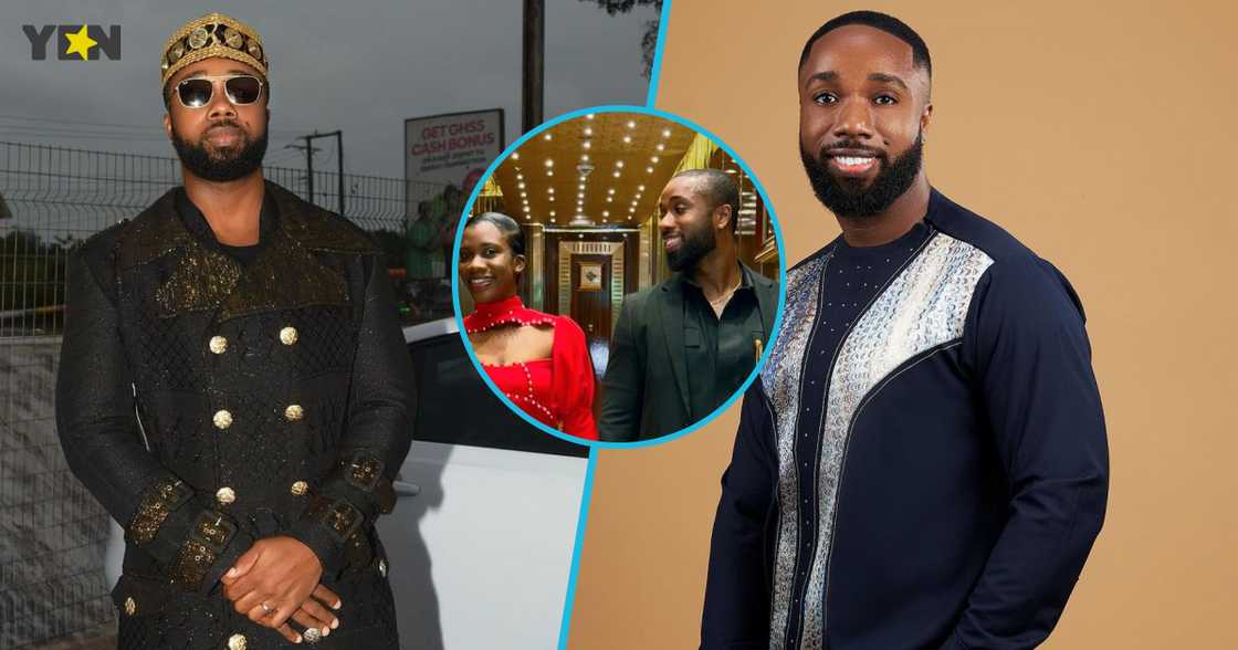 Harold Amenyah and his wife Harold Amenyah and his wife