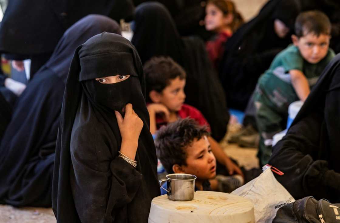 Relatives of suspected IS fighters have been held in Syria's Roj camp since 2019 Relatives of suspected IS fighters have been held in Syria's Roj camp since 2019