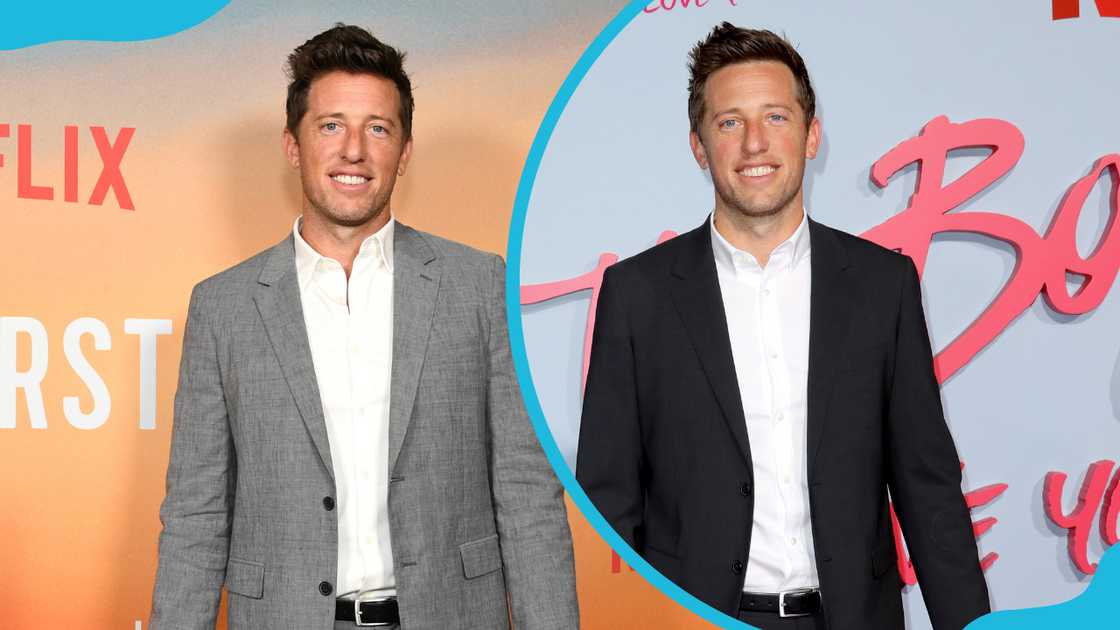 Matt Kaplan at Netflix's Love at First Sight DTLA Screening (L) and the "To All The Boys: P.S. I Still Love You" premiere (R). Matt Kaplan at Netflix's Love at First Sight DTLA Screening (L) and the "To All The Boys: P.S. I Still Love You" premiere (R).