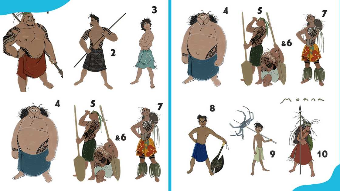 Moana's nine older brothers Moana's nine older brothers