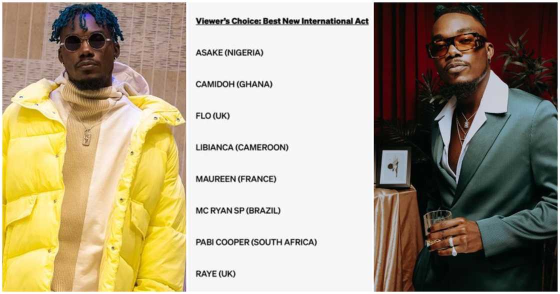 Camidoh 2023 BET nomination Camidoh 2023 BET nomination