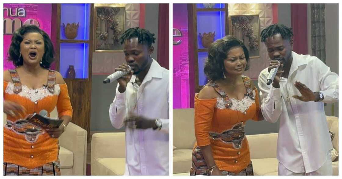 Photo of Fameye and Nana Ama McBrown