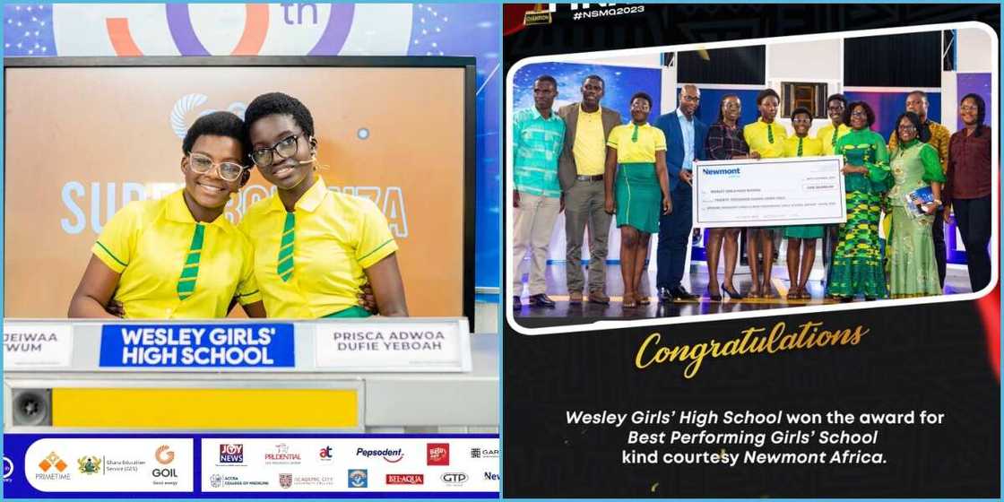 Wesley Girls’ High School Awarded GH¢20,000 At 2023 National Science And Math Quiz Wesley Girls’ High School Awarded GH¢20,000 At 2023 National Science And Math Quiz