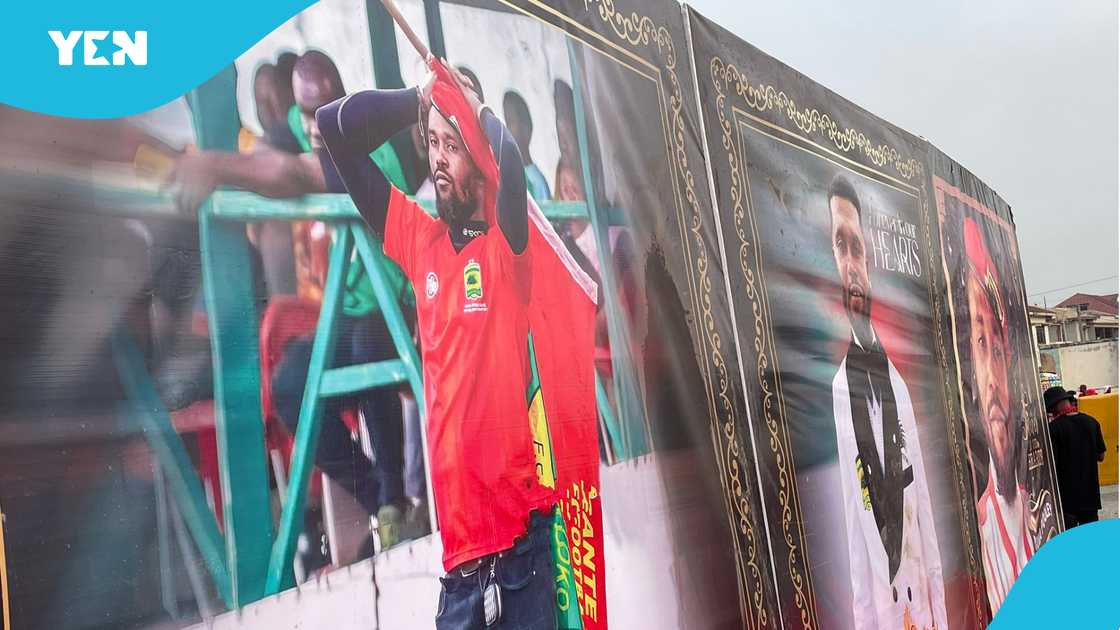 Nana Pooley's tragic passing caused shockwaves in the football community and the country at large. Photo credit: @shadrack123/X. Nana Pooley's tragic passing caused shockwaves in the football community and the country at large. Photo credit: @shadrack123/X.