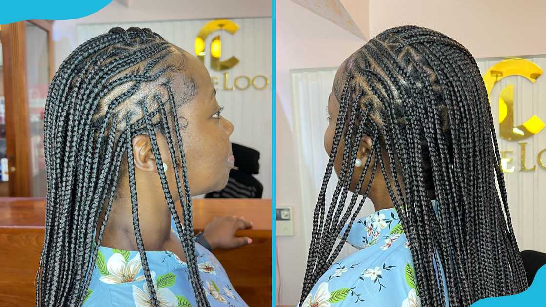 Cornrow box braids