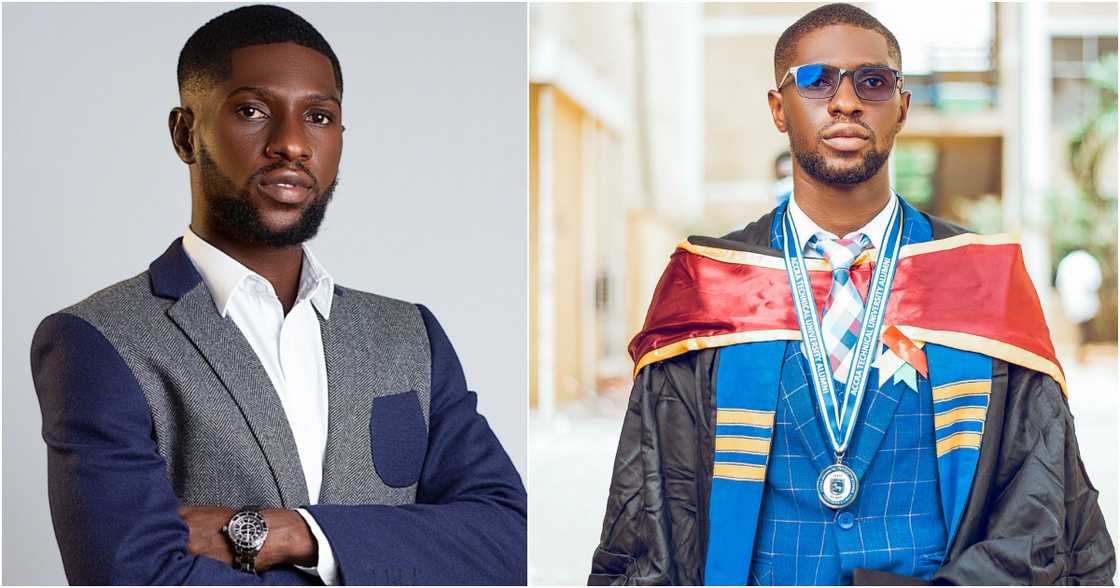 Young man graduates with first class in engineering Young man graduates with first class in engineering