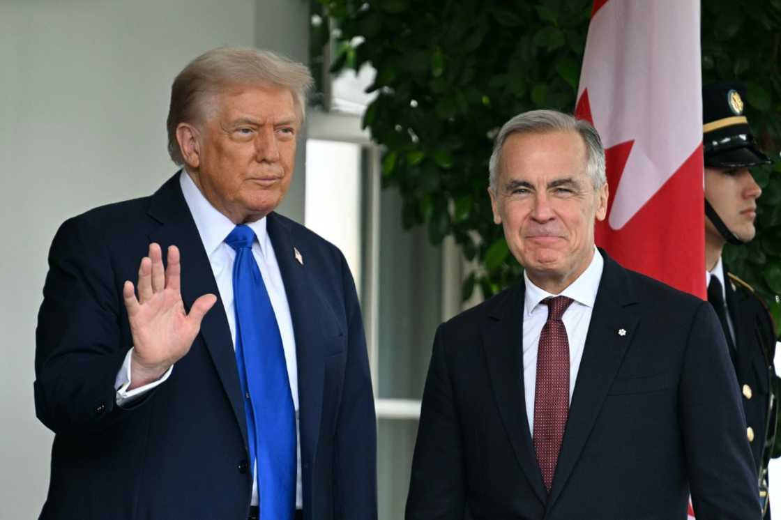 US President Donald Trump meets Canadian Prime Minister Mark Carney US President Donald Trump meets Canadian Prime Minister Mark Carney
