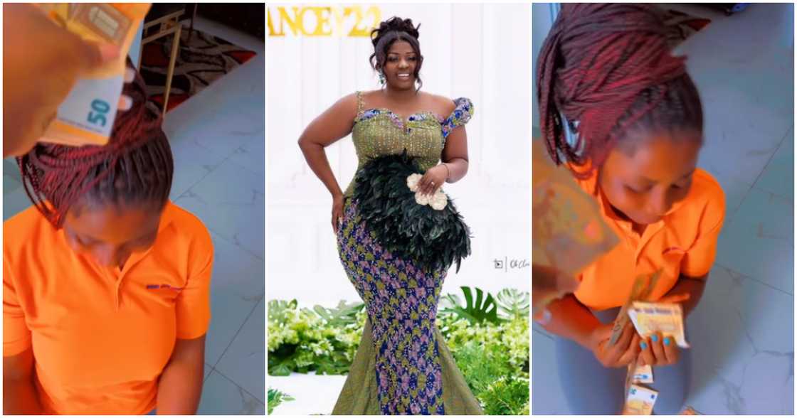 Tracey Boakye Ntiamoah celebrates daughter's nanny. Tracey Boakye Ntiamoah celebrates daughter's nanny.