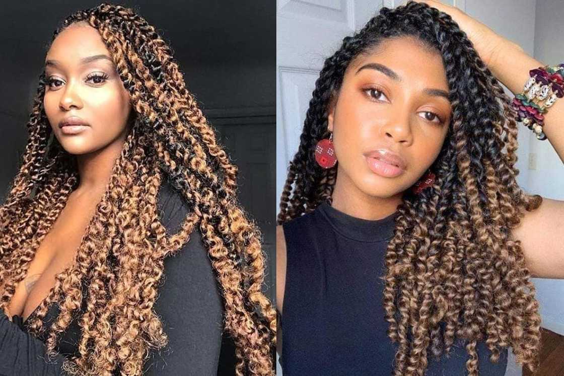 how to style afro twist braids