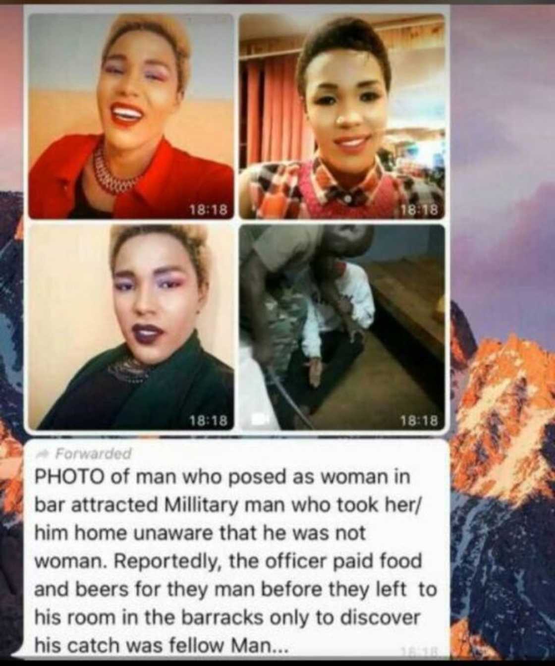 Military man seriously lashes man who posed as lady in bar to go home with him (video) Military man seriously lashes man who posed as lady in bar to go home with him (video)