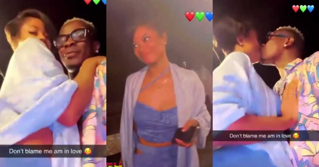 Shatta Wale flaunts pretty new girlfriend