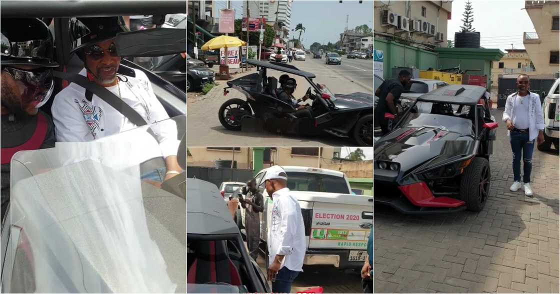 Fadda Dickson And Kennedy Osei Buy A Polaris Slingshot Ride; Video Drops Fadda Dickson And Kennedy Osei Buy A Polaris Slingshot Ride; Video Drops