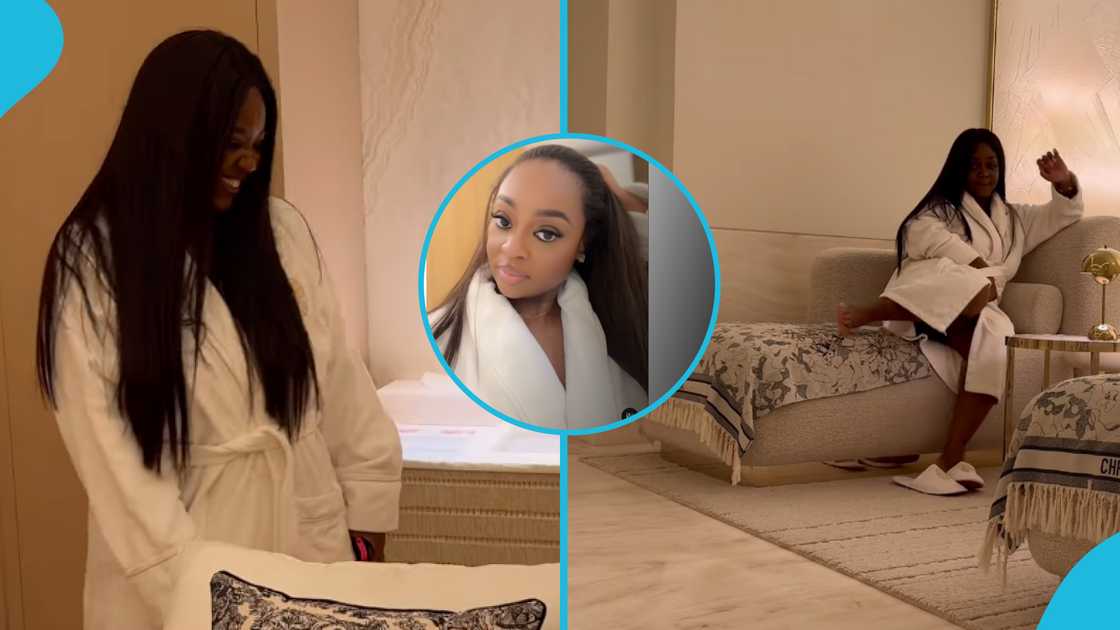 Ghanaian Actresses, Celebrity Vacation, Jackie Appiah, Dior Spa, Massage, Celebrity Styles