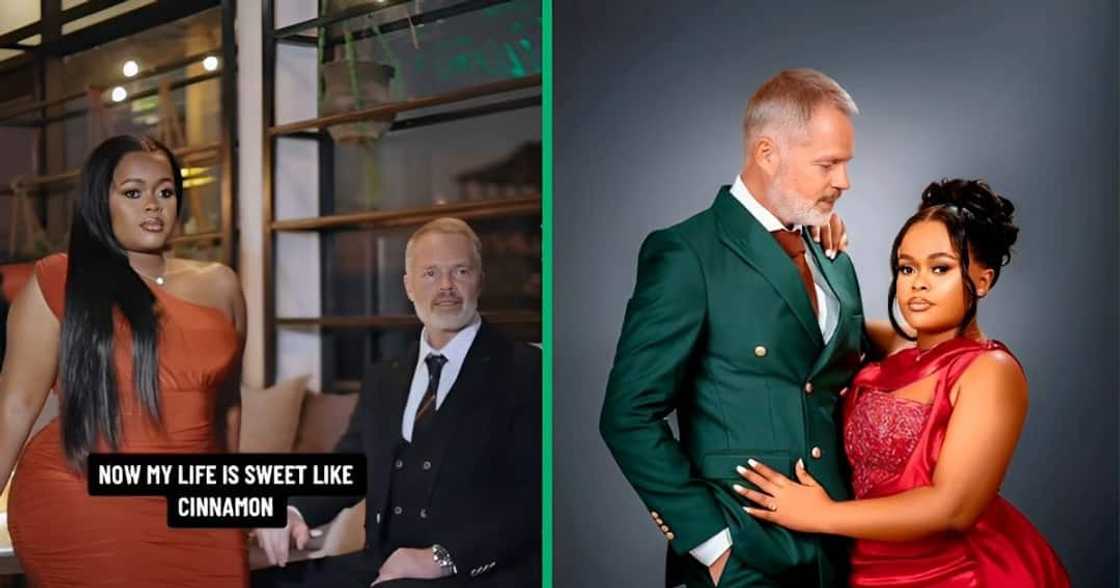 A couple showcased their beautiful romance in a TikTok video. A couple showcased their beautiful romance in a TikTok video.