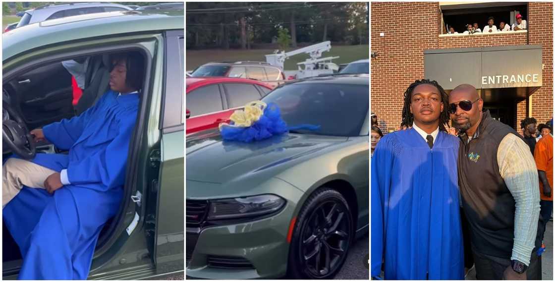 Jamael Johnson receives car as graduation gift Jamael Johnson receives car as graduation gift