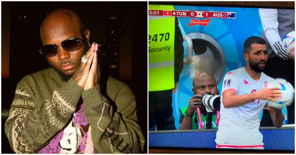 King Promise and his lookalike. King Promise and his lookalike.