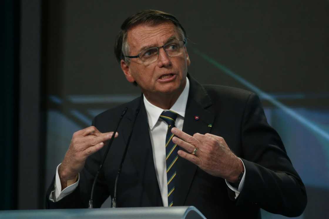 Brazilian President Jair Bolsonaro has regularly attacked the "fake news" media since taking office in 2019 Brazilian President Jair Bolsonaro has regularly attacked the "fake news" media since taking office in 2019