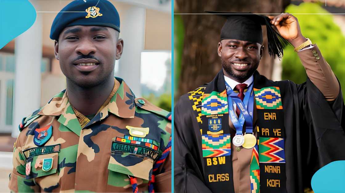Soldier, GAF, Armed Forces, University of Ghana, Ghana, Graduate, First Class