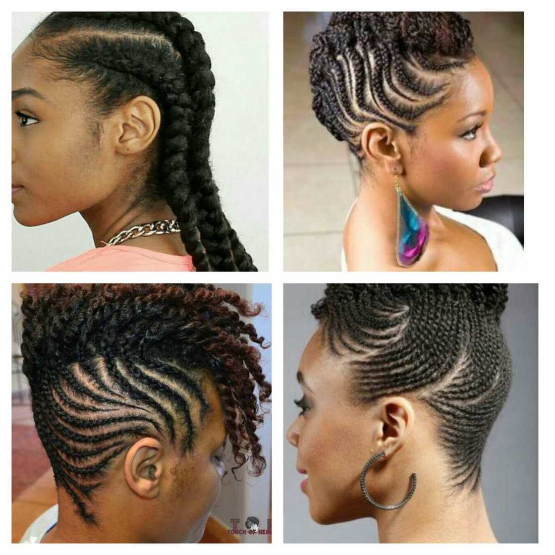 Best natural hair braids hairstyles
cornrow style for natural hair
bantu knots