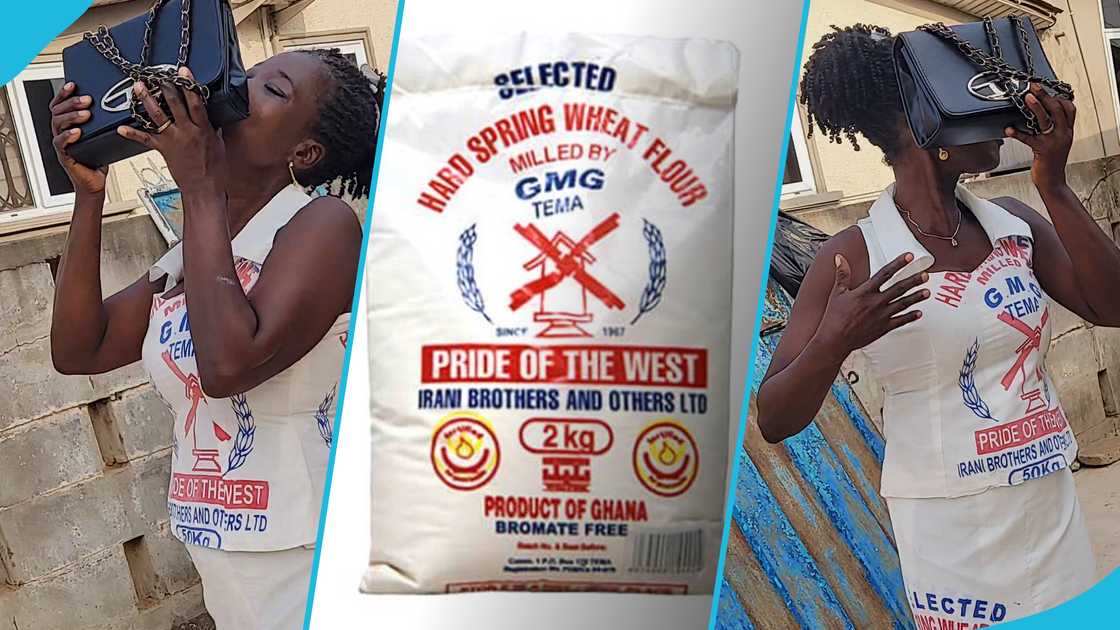 Ghana-made flour, Fashion, Dress made from flour bags, Ghanaian fashion Ghana-made flour, Fashion, Dress made from flour bags, Ghanaian fashion