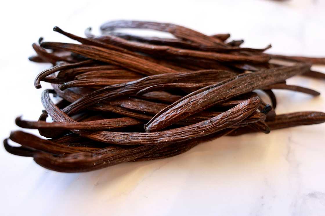 Many mass produced foods, from ice cream to milk shakes to soy milk, are usually flavoured with artificial vanilla -- but the real organic stuff is still very expensive and sought-after Many mass produced foods, from ice cream to milk shakes to soy milk, are usually flavoured with artificial vanilla -- but the real organic stuff is still very expensive and sought-after