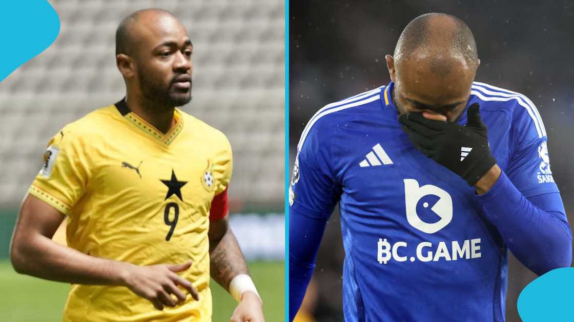 Black Stars captain Jordan Ayew has been out of favour at Leicester City since his return from the March international break. Black Stars captain Jordan Ayew has been out of favour at Leicester City since his return from the March international break.