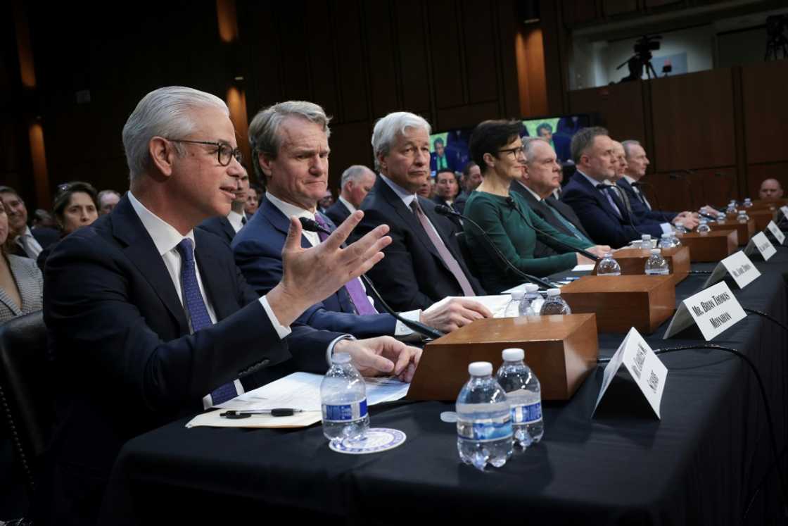 Executives from America's largest banks testified as part of an annual oversight hearing following the 2007-2009 financial crisis Executives from America's largest banks testified as part of an annual oversight hearing following the 2007-2009 financial crisis