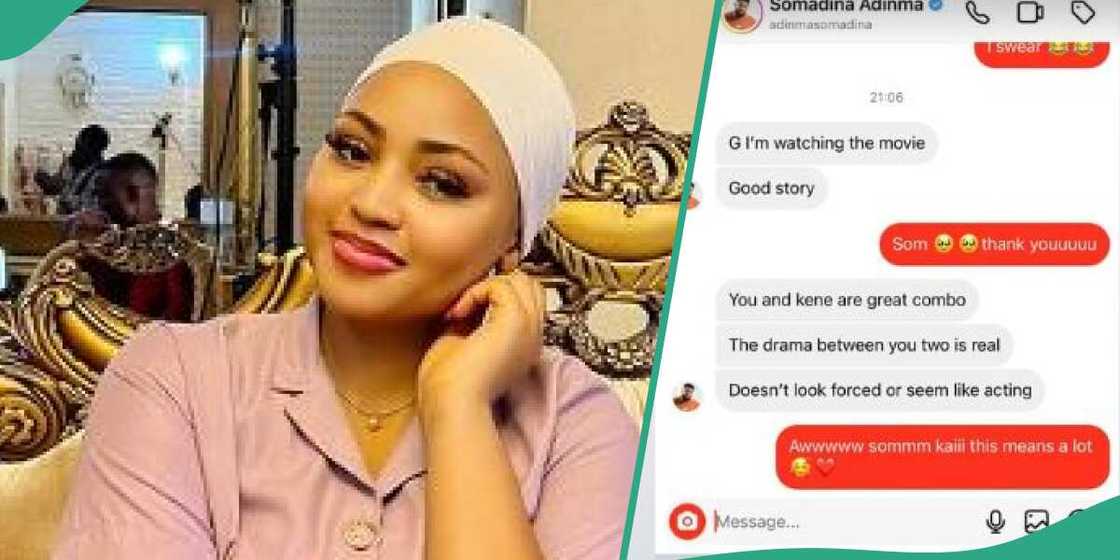 Actress Regina Daniels and her chat Actress Regina Daniels and her chat