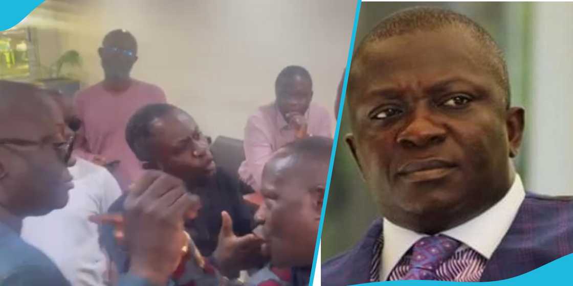 Minority MPs clash with Agric Minister Bryan Acheampong Minority MPs clash with Agric Minister Bryan Acheampong