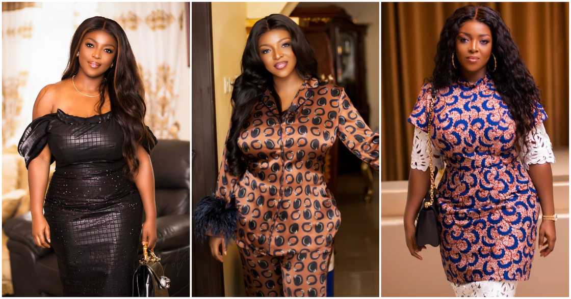 Ghanaian Actress Yvonne Okoro Looks Spicy Hot GH₵ 2,724 Versace Jumpsuit On Her 38th Birthday Ghanaian Actress Yvonne Okoro Looks Spicy Hot GH₵ 2,724 Versace Jumpsuit On Her 38th Birthday