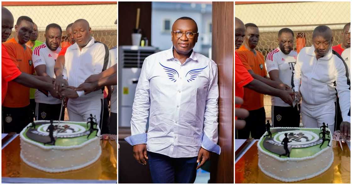 Dr Osei Kwame Despite and friends celebrate Dr Ernest Ofori Sarpong on his birthday