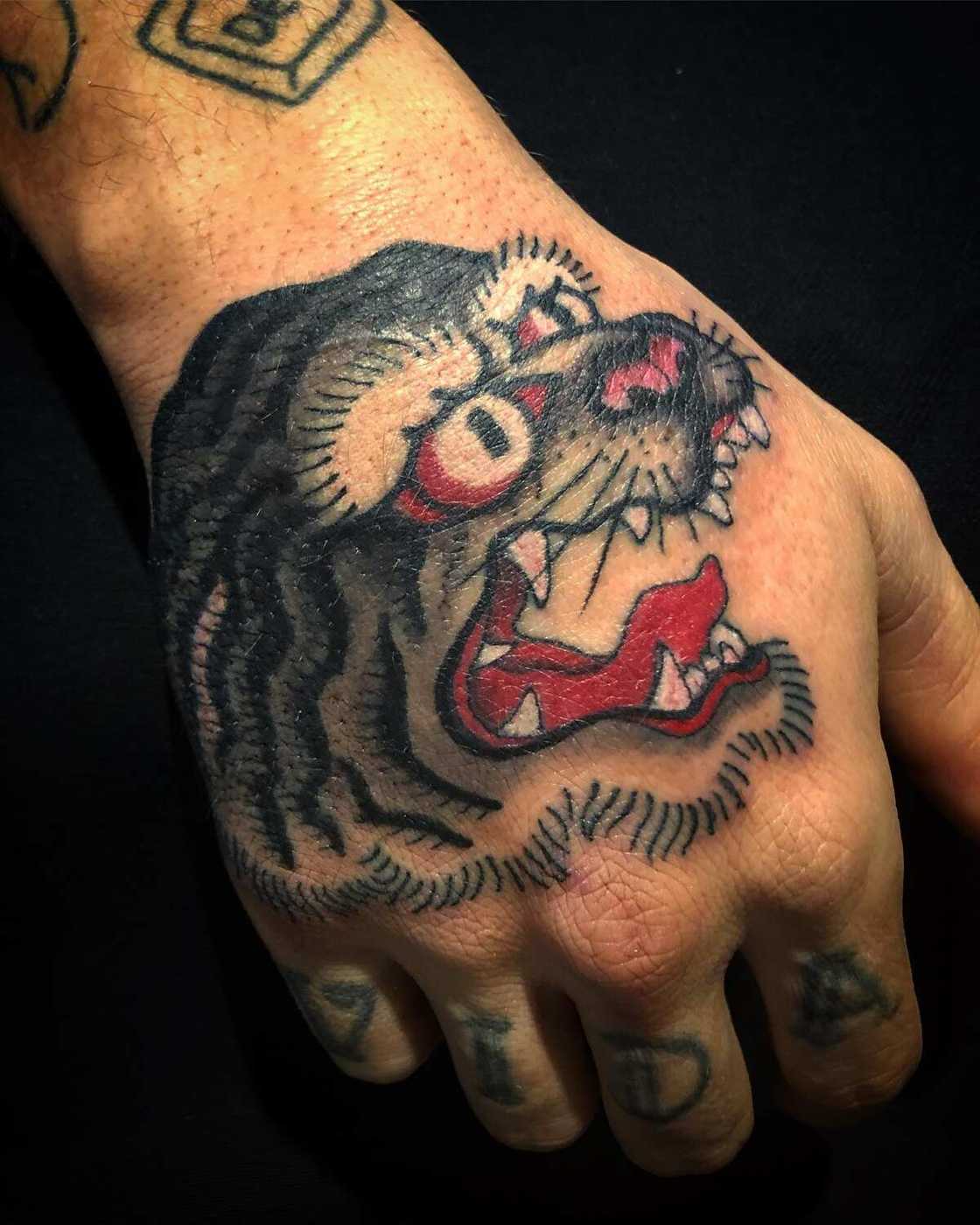 Japanese tiger tattoo